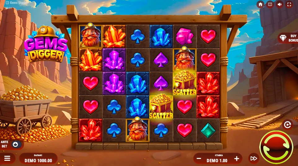 Слот Gems Digger